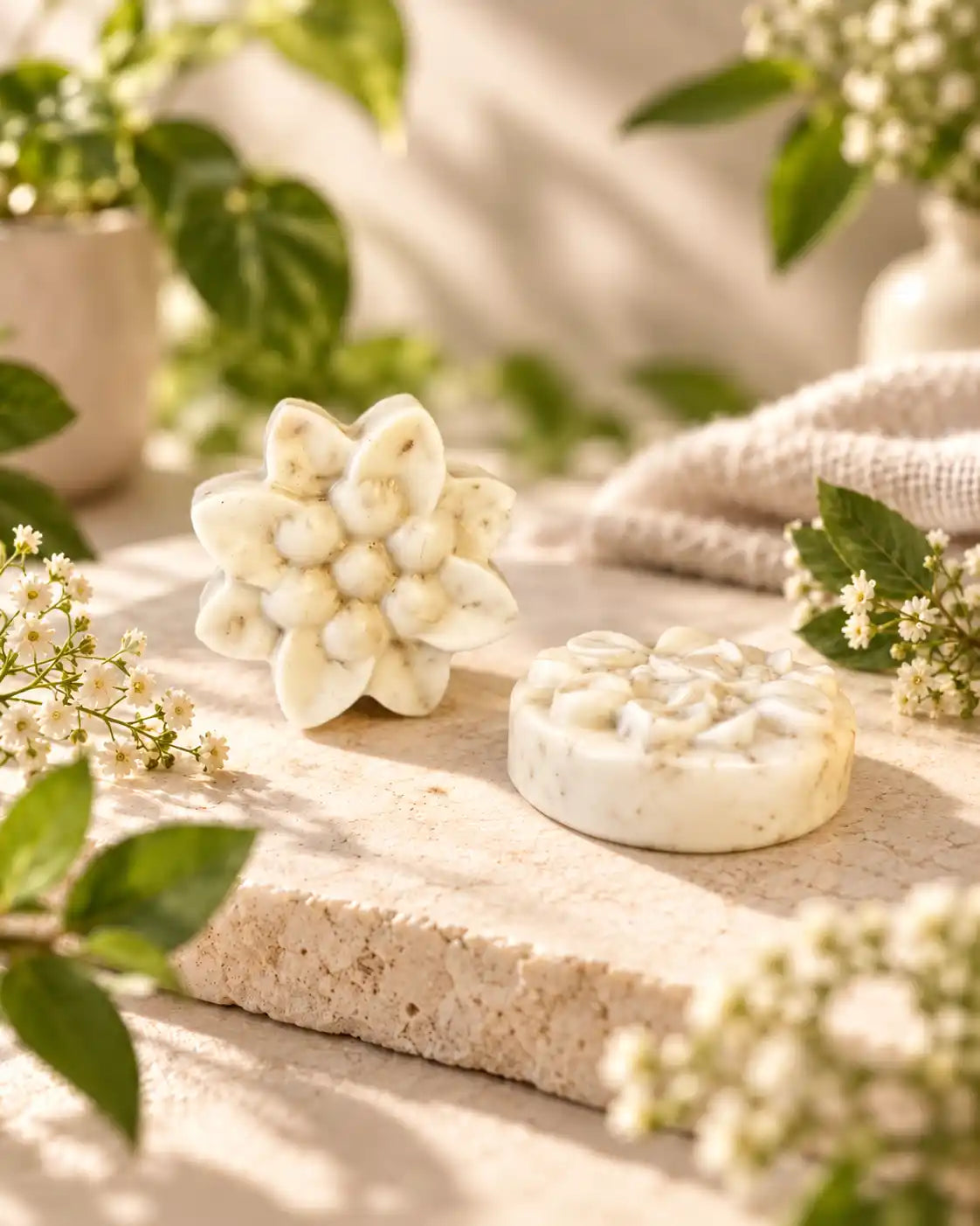 Oatmeal Flower Soap